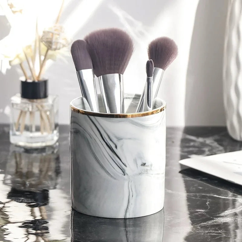 Ceramic Makeup Brush & Beauty Tool Holder
