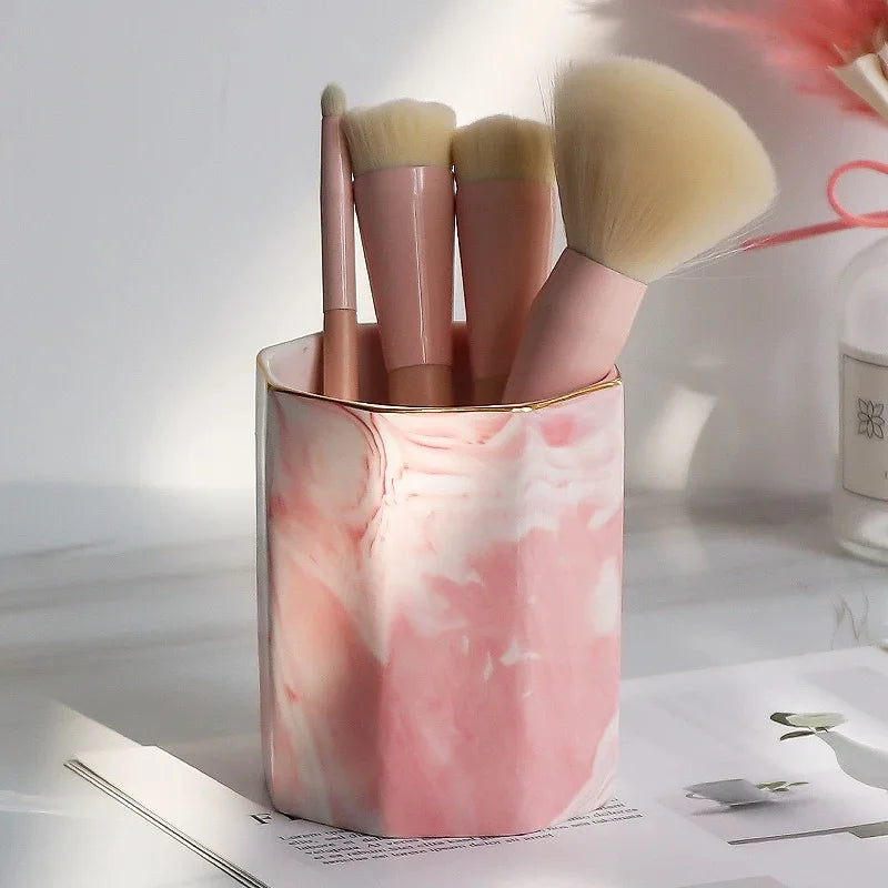 Ceramic Makeup Brush & Beauty Tool Holder