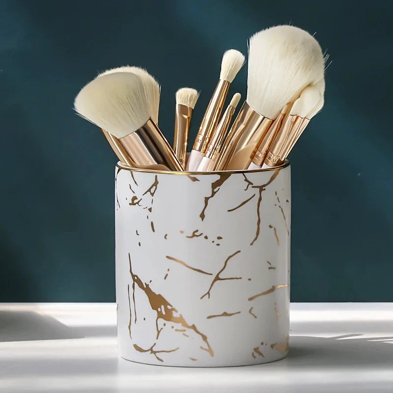 Ceramic Makeup Brush & Beauty Tool Holder