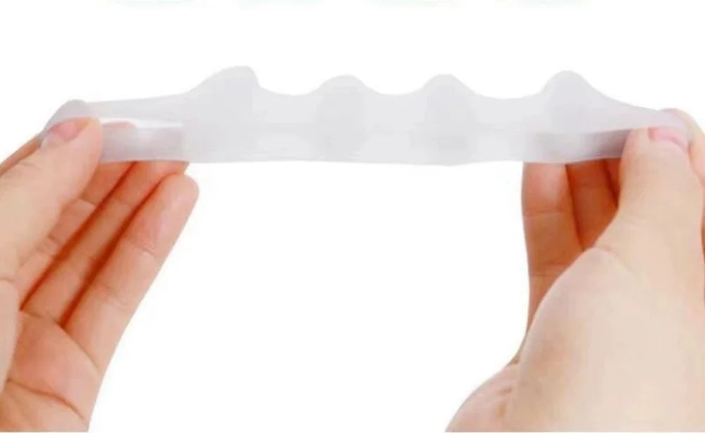 1/3/5pair Silicone Toe Separators Corrector reusable Foot and Bunion Pain Pain to Improve Functional Mobility
