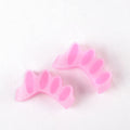 2Pcs=1Pair Black Orthopedic Product Silicone Separator Gel Toe Protector Bunion Corrector Foot Finger Straightener Pedicure Tool