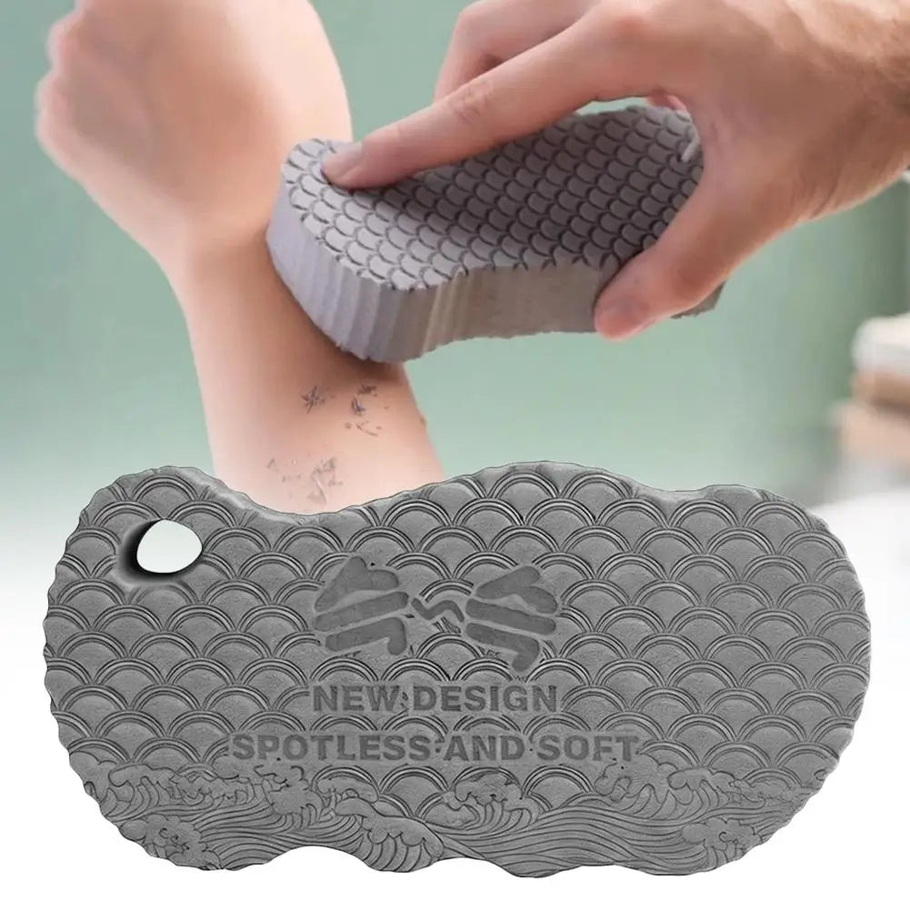 Painless Bath Sponge Brush Exfoliating Scrubber Magic Rub Mud Sponge For Adults Baby Kids Household Shower Scrub Cloth Bathing