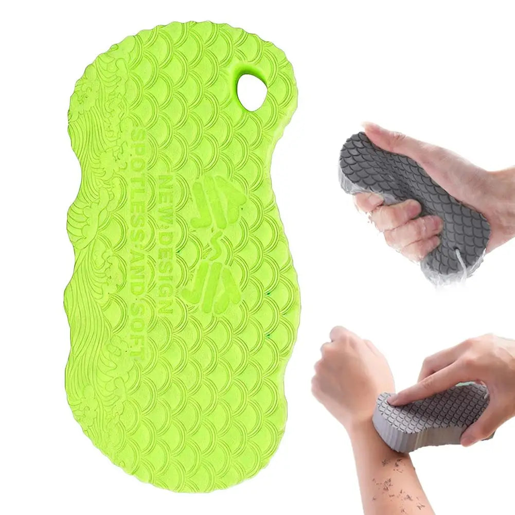 Painless Bath Sponge Brush Exfoliating Scrubber Magic Rub Mud Sponge For Adults Baby Kids Household Shower Scrub Cloth Bathing