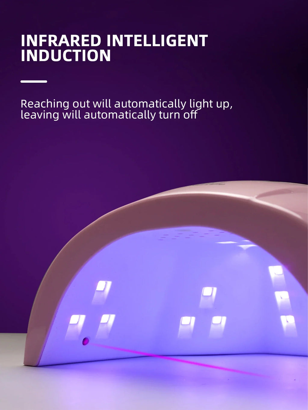 Secador de uñas de Gel con 3 Ajustes de temporizador, lámpara de manicura profesional UV, 24 LED, 88W