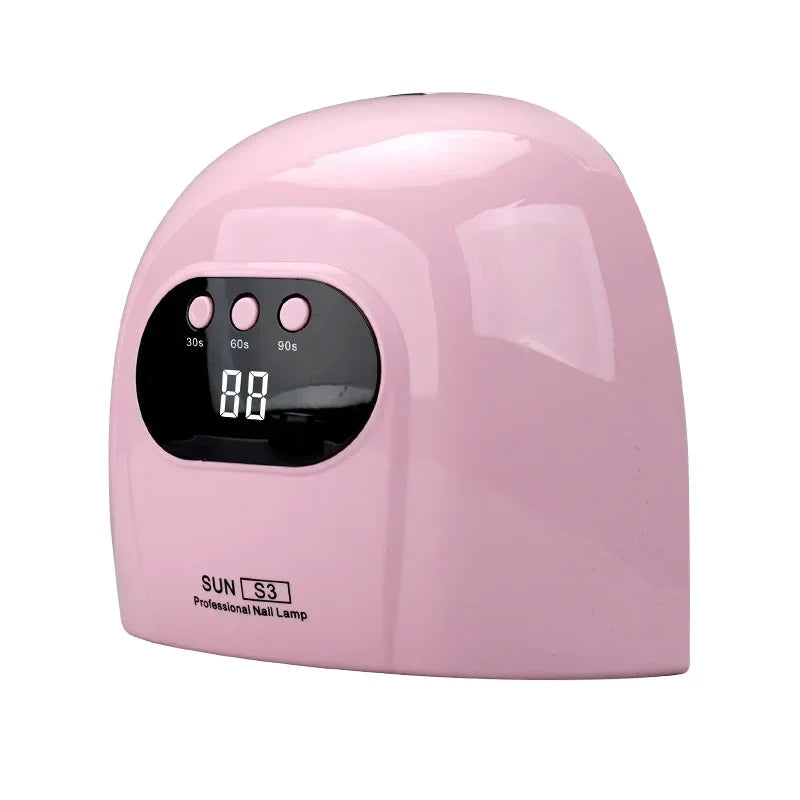 Secador de uñas de Gel con 3 Ajustes de temporizador, lámpara de manicura profesional UV, 24 LED, 88W