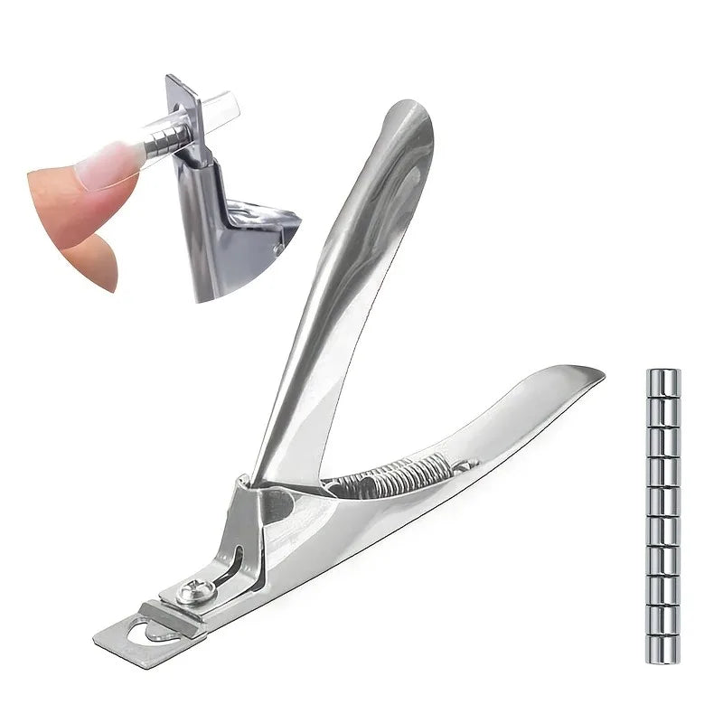 Adjustable Acrylic Nail Tip Cutter with 15 Magnets
